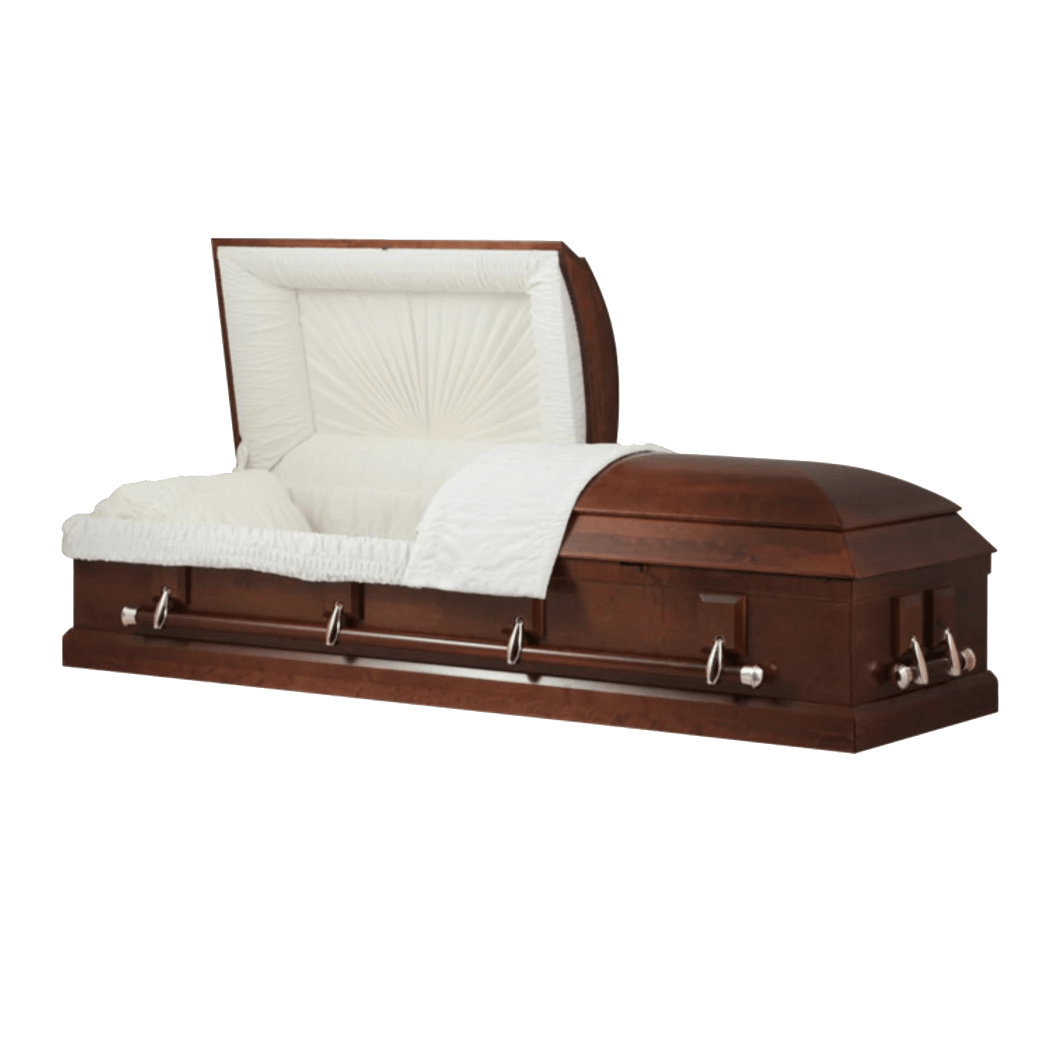 Only 1,699 Roma Poplar Wood Funeral Coffin (Casket) Cherry Casket