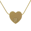 Load image into Gallery viewer, Bronze Heart Paw Prints Pendant
