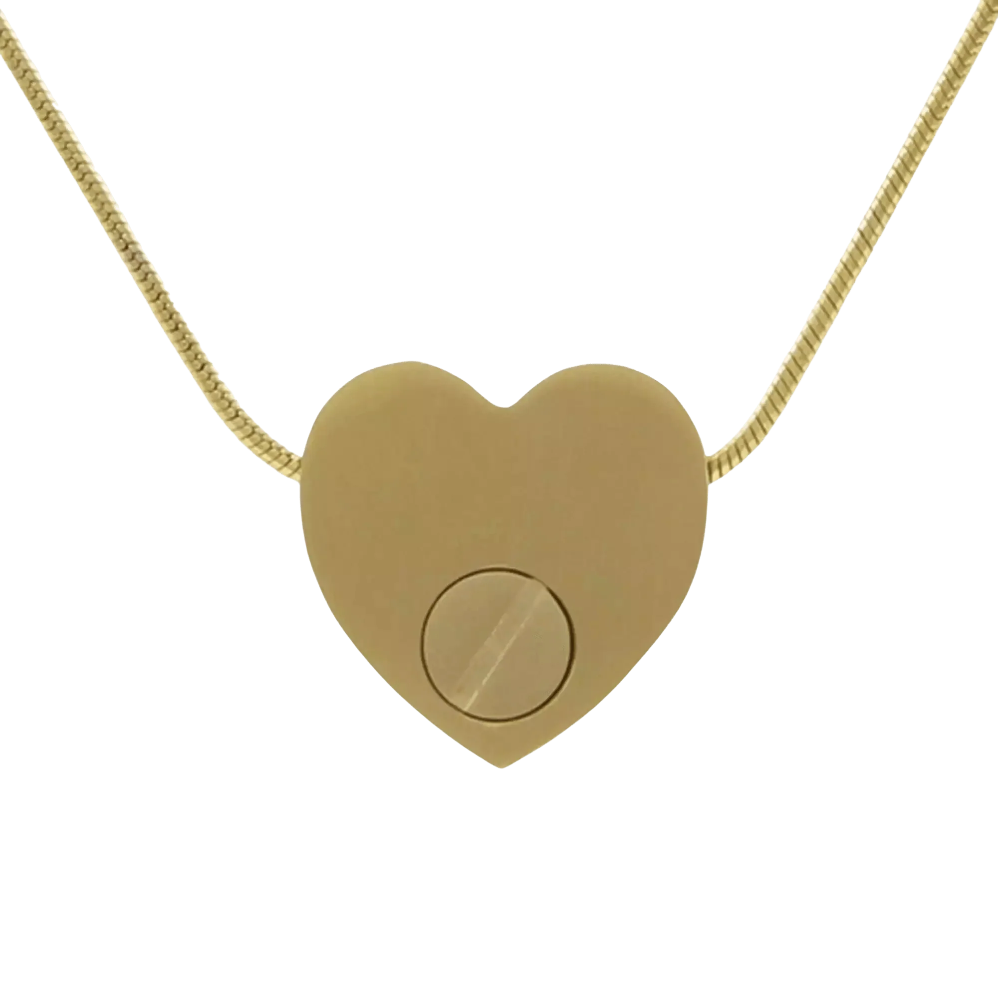 Bronze Heart Paw Prints Pendant