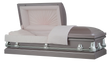 Load image into Gallery viewer, Orion Series | Orchid Steel Casket with Pink Interior
