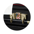 Load image into Gallery viewer, Military Premier | Marines Black Steel Casket with White Interior
