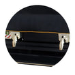 Load image into Gallery viewer, Military Select | Army Black Steel Casket with Black Interior
