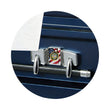 Load image into Gallery viewer, Military Premier | Coast Guard Dark Blue Steel Casket with White Interior
