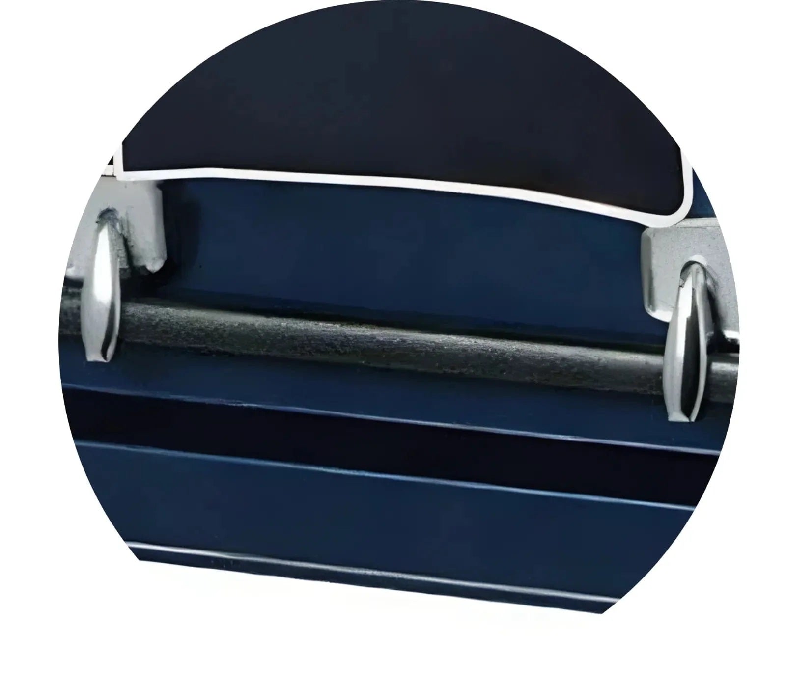 Military Select | Navy Dark Blue Steel Casket with Dark Blue Interior