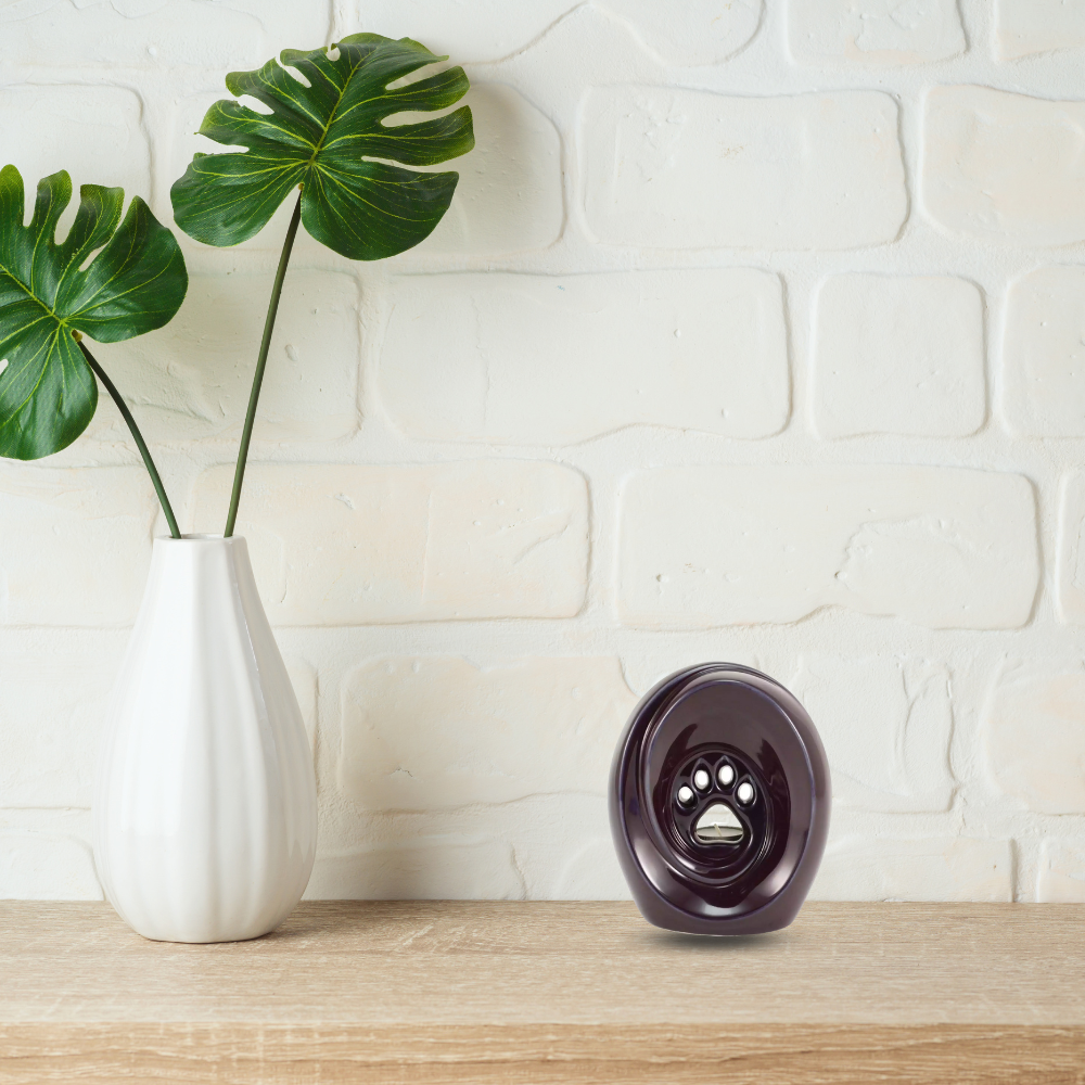 Tranquil Paw Violet Pet Urn