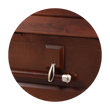 Load image into Gallery viewer, Roma (Poplar) | Poplar Wood Casket with Satin Cherry Finish
