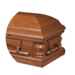 Load image into Gallery viewer, Veneto (Oak) | Oak Wood Casket with Satin Finish
