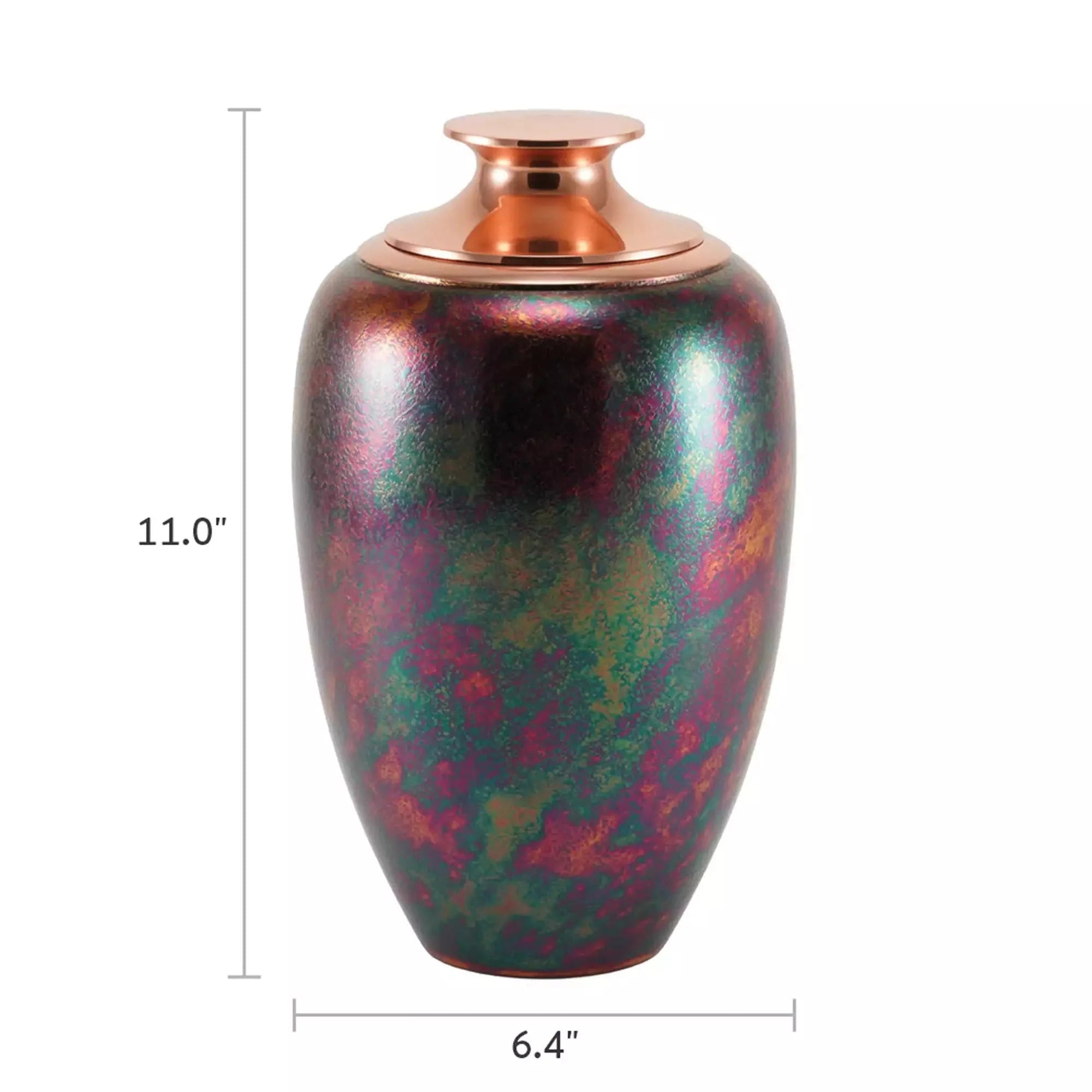 Luna Textured Raku Large Adult Urn