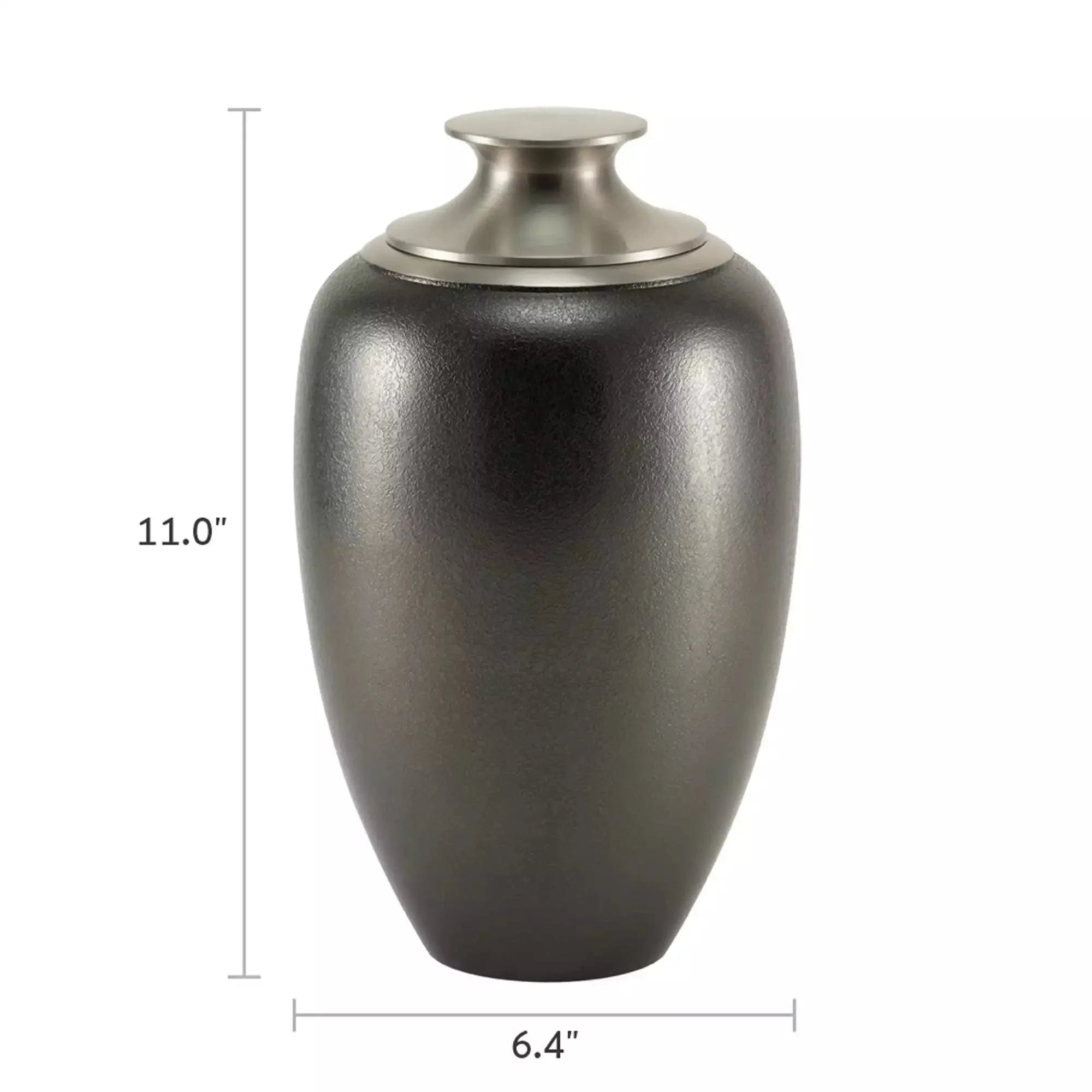 Luna Textured Slate Large Adult Urn