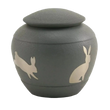 Load image into Gallery viewer, Silhouette Rabbit Pet Urn
