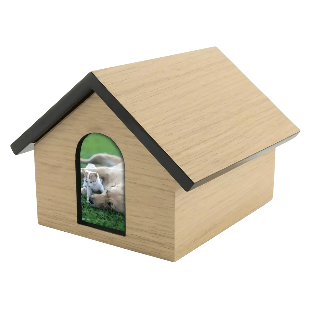 Pet House Tan Pet Urn