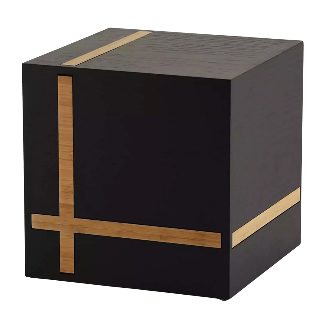 Bristol Ebony and Bamboo Large Adult Urn