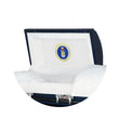 Load image into Gallery viewer, Military Premier | Air Force Dark Blue Steel Casket with White Interior
