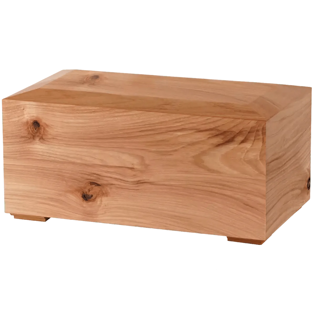 Melrose Hickory Wood Large Adult Urn