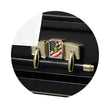 Load image into Gallery viewer, Military Premier | Army Black Steel Casket with White Interior
