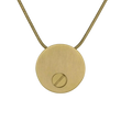 Load image into Gallery viewer, Bronze Large Paw Prints Pendant
