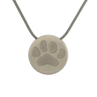 Load image into Gallery viewer, Pewter Large Paw Prints Pendant
