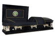 Load image into Gallery viewer, Military Select | Army Black Steel Casket with Black Interior
