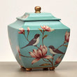 Load image into Gallery viewer, Floral Magnolia Lovebirds Large Adult Urn

