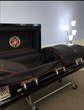 Load image into Gallery viewer, Military Select | Marines Black Steel Casket with Black Interior

