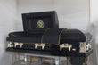Load image into Gallery viewer, Military Select | Army Black Steel Casket with Black Interior
