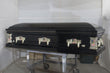 Load image into Gallery viewer, Military Select | Army Black Steel Casket with Black Interior
