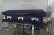 Load image into Gallery viewer, Military Select | Navy Dark Blue Steel Casket with Dark Blue Interior
