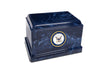 Load image into Gallery viewer, Sentinel Military Marble Cremation Urn | US Navy
