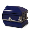 Load image into Gallery viewer, Orion Series | Dark Blue Casket with Light Blue Interior
