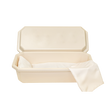 Load image into Gallery viewer, Standard Pet Casket | Almond With Rosetan
