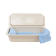 Load image into Gallery viewer, Standard Pet Casket | Almond With Blue
