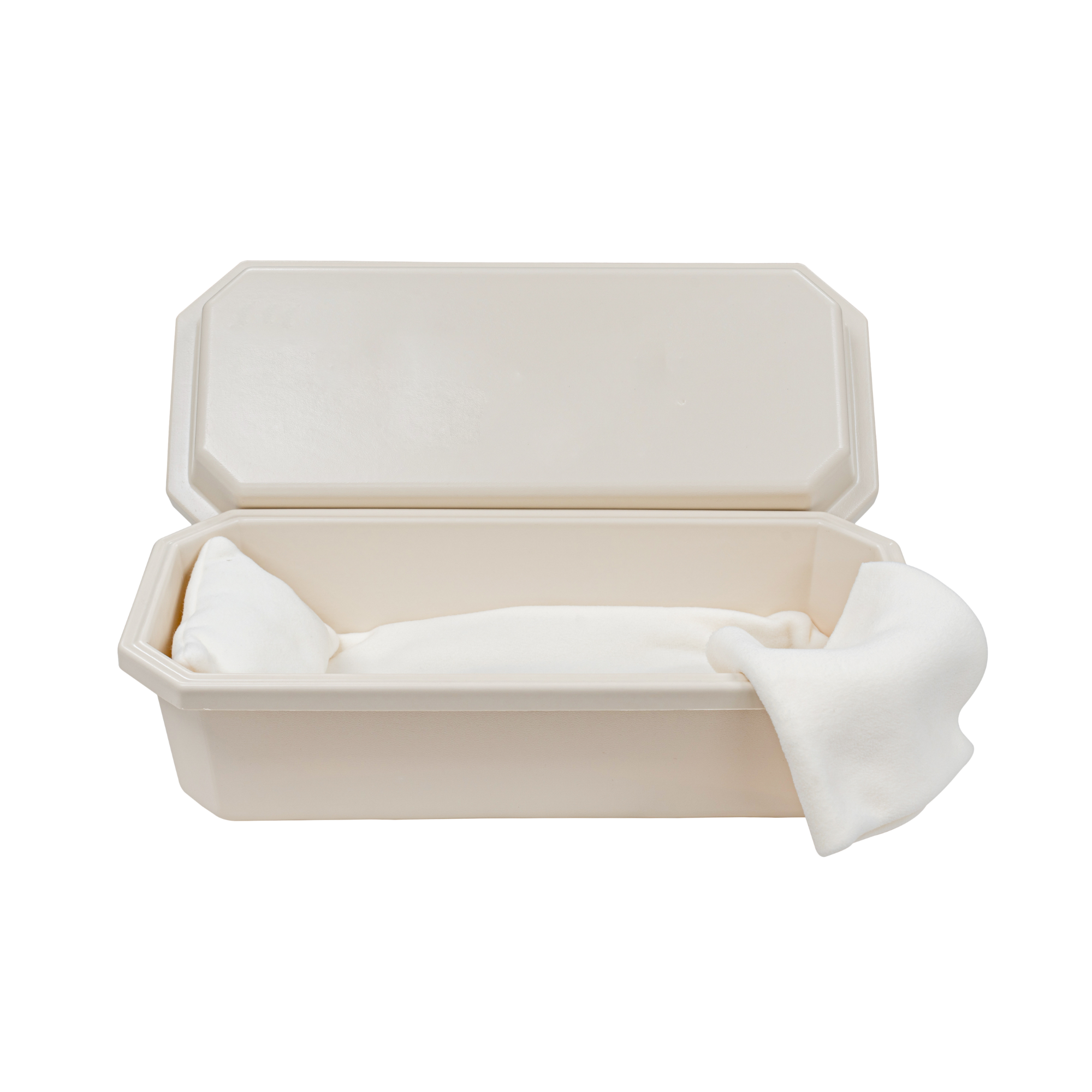 Standard Pet Casket | Almond With Cream