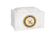 Load image into Gallery viewer, White Military Marble Cremation Urn | US Navy

