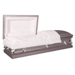 Load image into Gallery viewer, Orion Series | Orchid Steel Casket with Pink Interior
