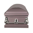 Load image into Gallery viewer, Orion Series | Orchid Steel Casket with Pink Interior

