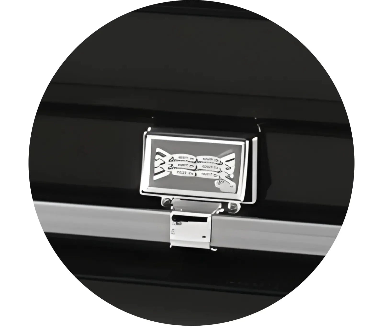 Atlas XL | Black Steel Oversize Casket with White Interior