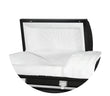 Load image into Gallery viewer, Atlas XL | Black Steel Oversize Casket with White Interior
