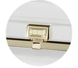 Load image into Gallery viewer, Atlas XL | White and Gold Steel Oversize Casket with White Interior
