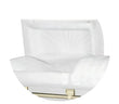 Load image into Gallery viewer, Atlas XL | White and Gold Steel Oversize Casket with White Interior
