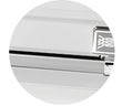 Load image into Gallery viewer, Atlas XL | White and Silver Steel Oversize Casket with White Interior
