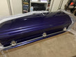 Load image into Gallery viewer, Orion Series | Royal Purple Steel Casket with White Interior

