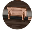 Load image into Gallery viewer, Era Series | Bronze Stainless Steel Casket with Rosetan Interior
