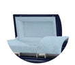 Load image into Gallery viewer, Era Series | Dark Blue Stainless Steel Casket with Light Blue Interior
