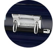 Load image into Gallery viewer, Era Series | Dark Blue Stainless Steel Casket with Light Blue Interior
