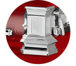 Load image into Gallery viewer, Era Series | Red Stainless Steel Casket with White Interior
