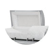 Load image into Gallery viewer, Era Series | Silver Stainless Steel Casket with White Interior
