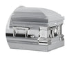 Load image into Gallery viewer, Era Series | Silver Stainless Steel Casket with White Interior
