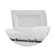 Load image into Gallery viewer, Era Series | White Stainless Steel Casket with White Interior
