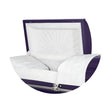 Load image into Gallery viewer, Orion Series | Royal Purple Steel Casket with White Interior
