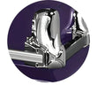 Load image into Gallery viewer, Orion Series | Royal Purple Steel Casket with White Interior
